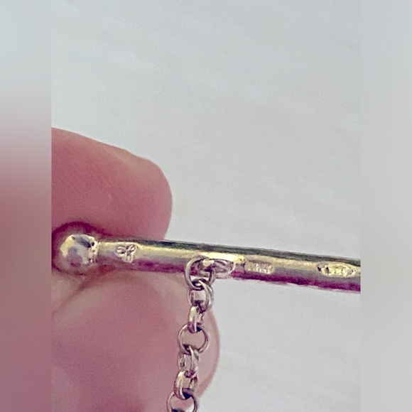 Star Design Concept Thick CHUNKY STERLING SILVER NECKLACE Charm Chain 33.2 GRAMS - Picture 4 of 5